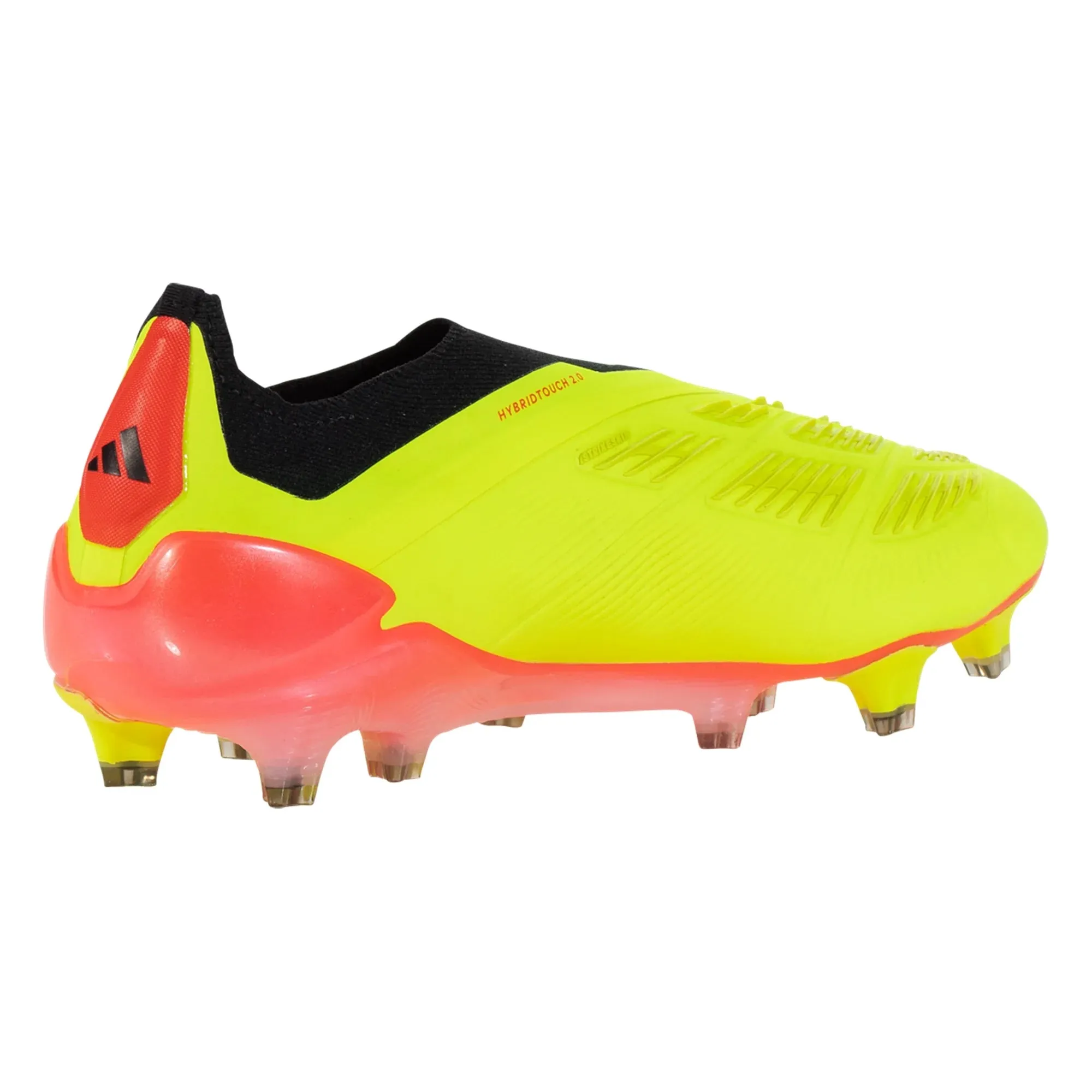 adidas Predator Elite Laceless FG Firm Ground Soccer Cleat - Solar Yellow/Core Black/Solar Red