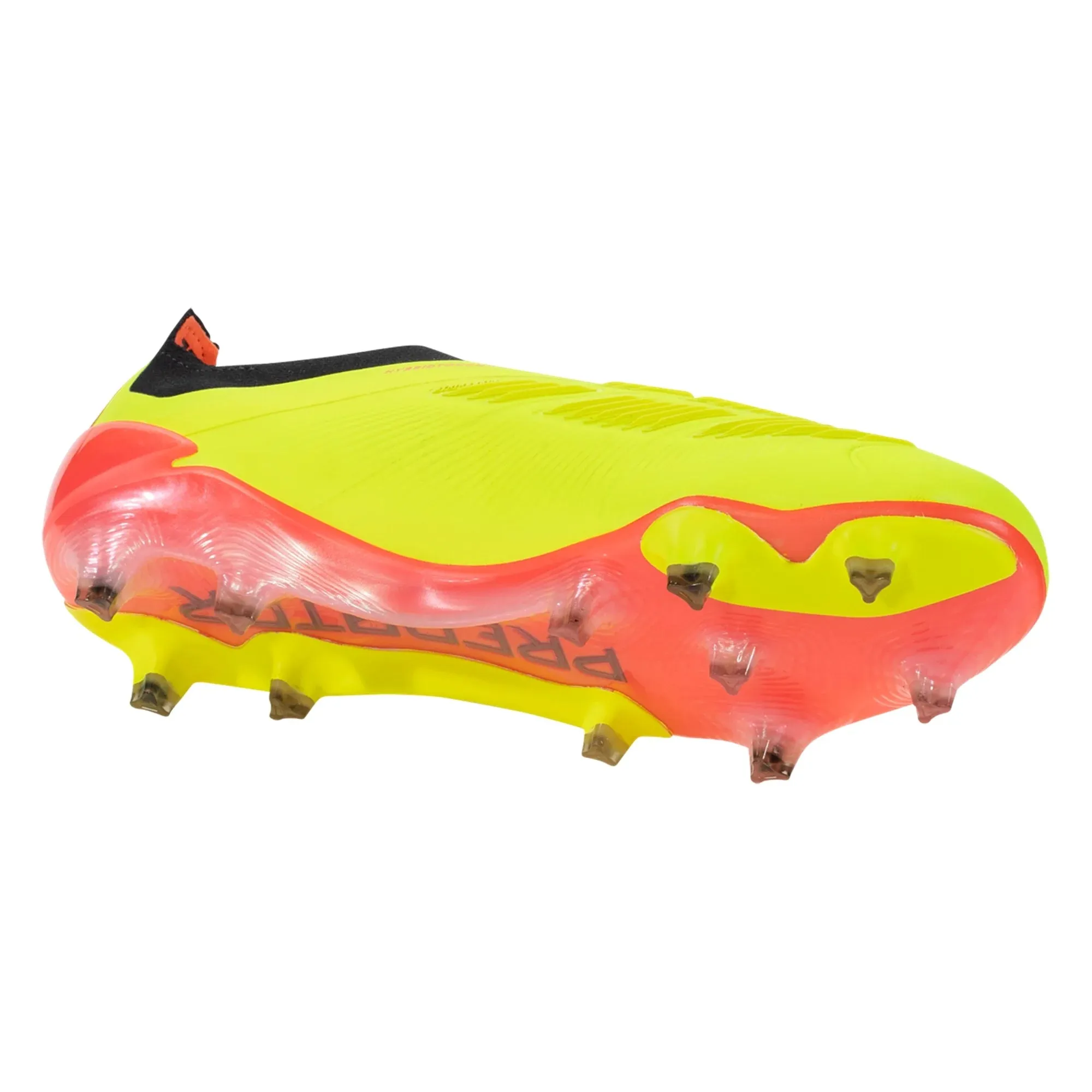 adidas Predator Elite Laceless FG Firm Ground Soccer Cleat - Solar Yellow/Core Black/Solar Red