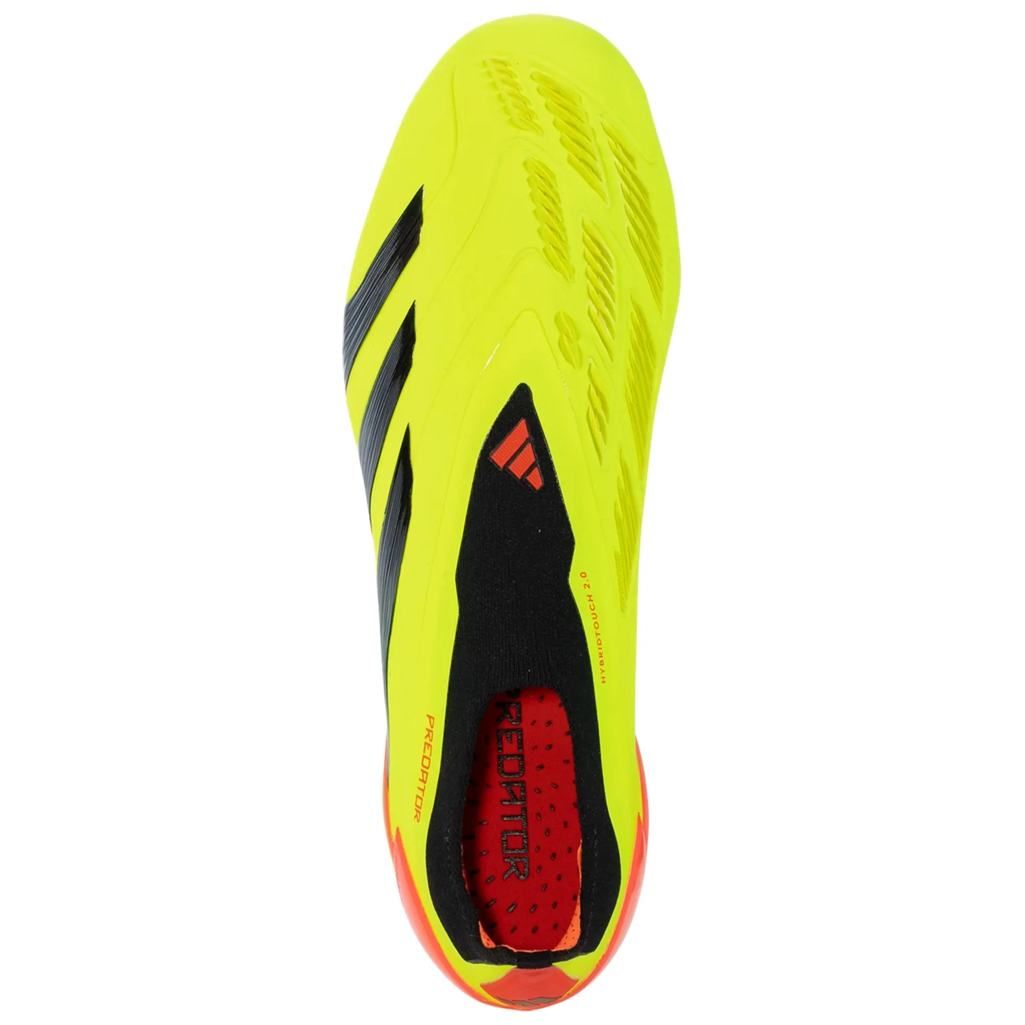 adidas Predator Elite Laceless FG Firm Ground Soccer Cleat - Solar Yellow/Core Black/Solar Red