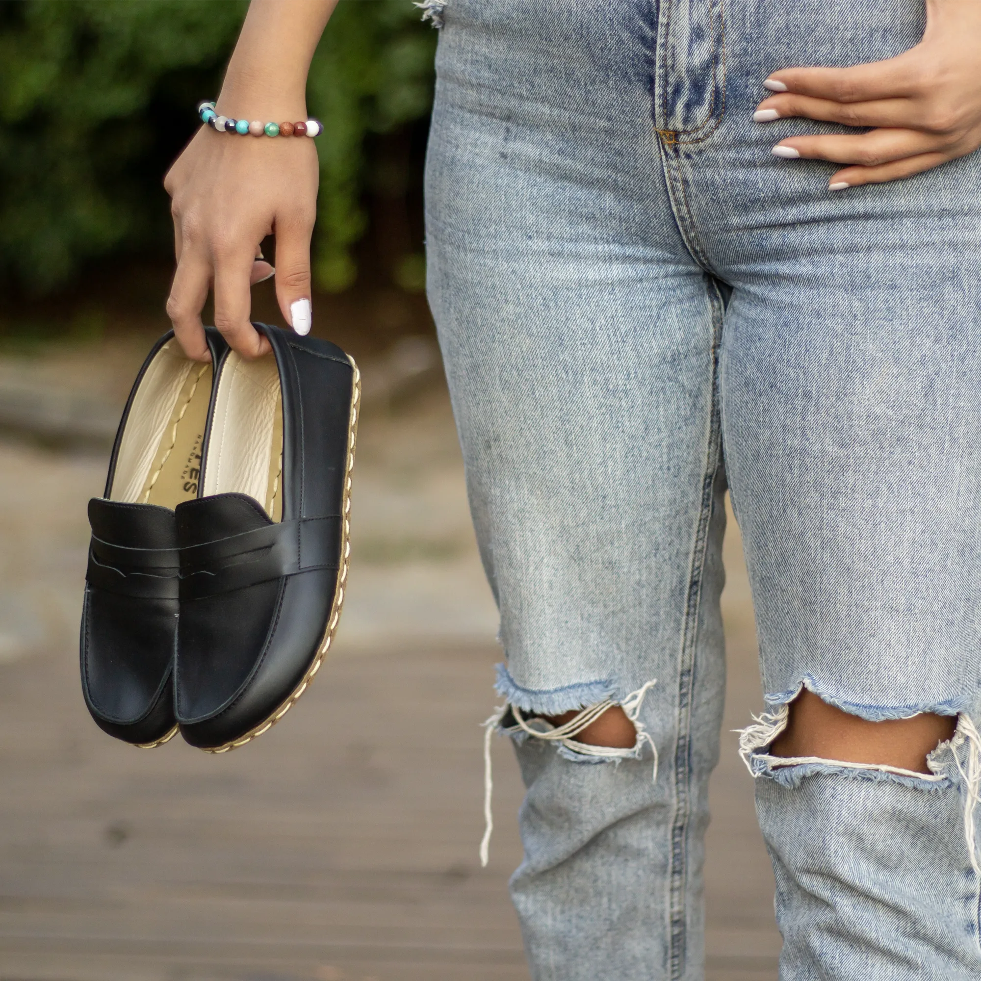 Barefoot Earthing Shoes Black Women