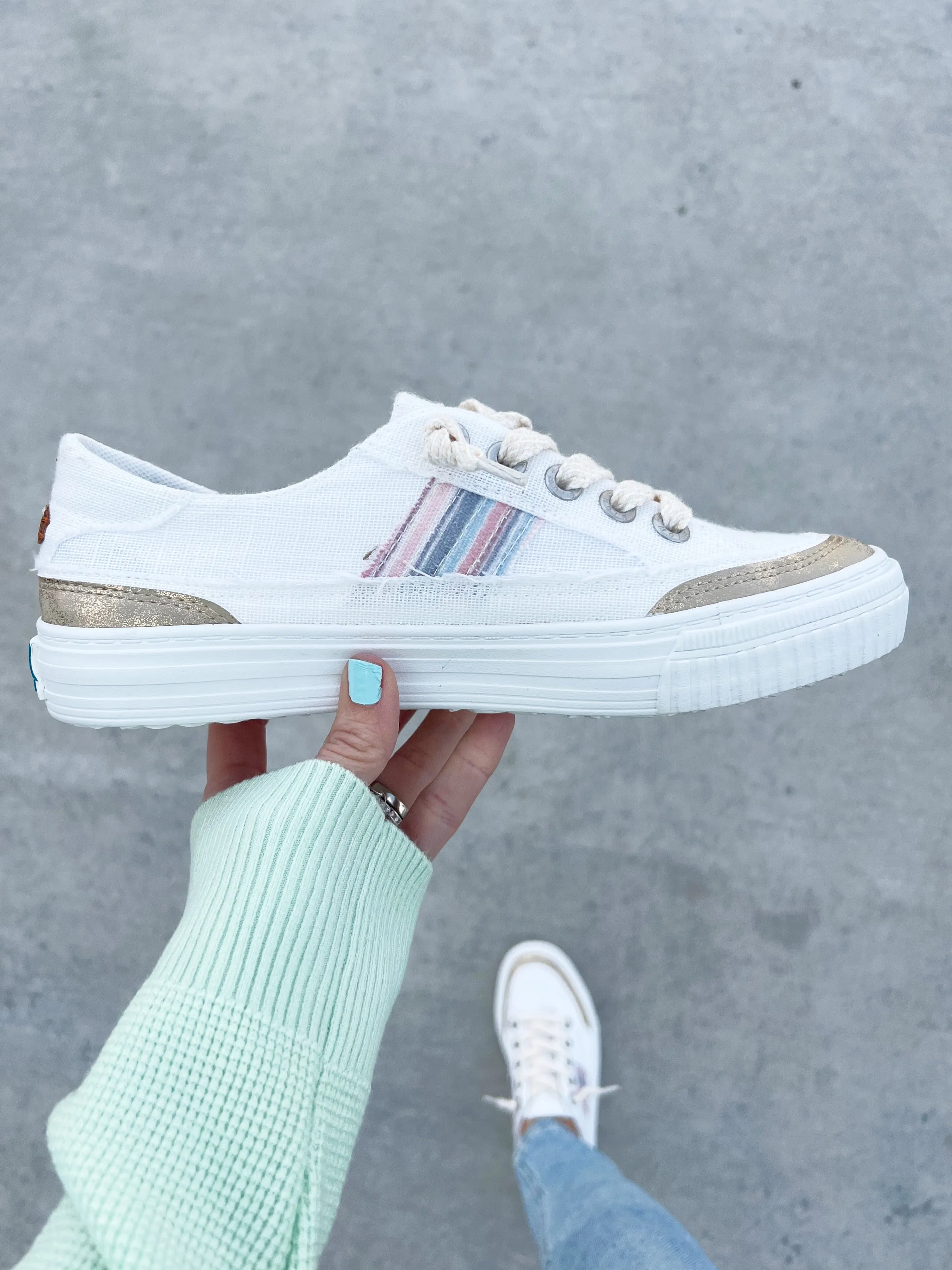 Blowfish Gather Together Sneakers in White