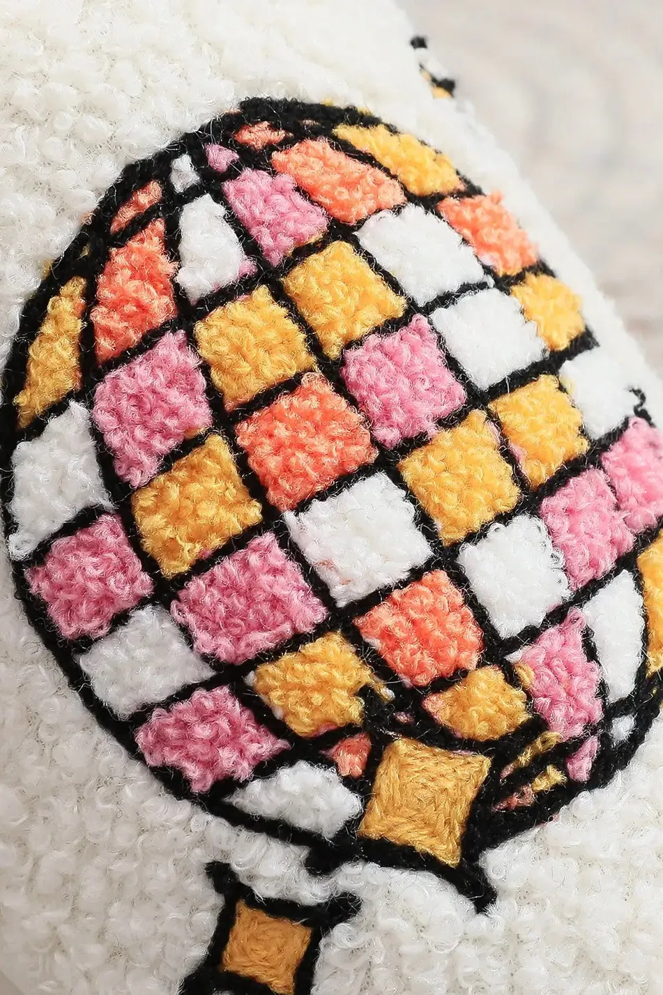 Disco Ball Plush Slippers