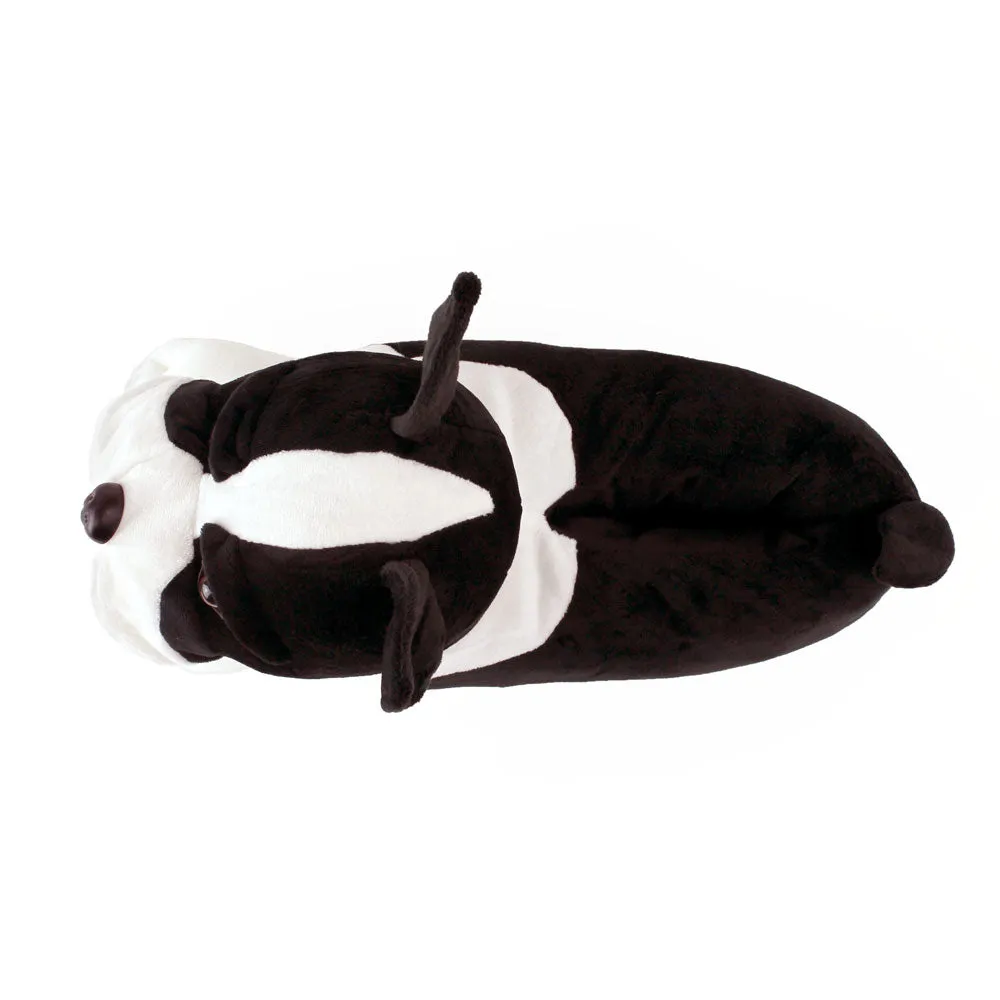 Dog Slippers JulesRoche Plush Boston Terrier Non-Slip
