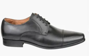 Florsheim Cross Cap Toe Shoe - Black
