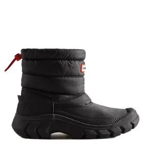 Hunter Women's Intrepid Insulated Short Snow Boots in Black