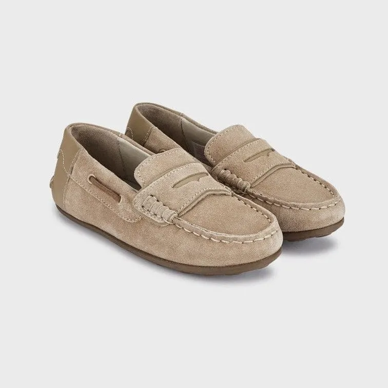 Mayoral Leather Moccasins - Arena