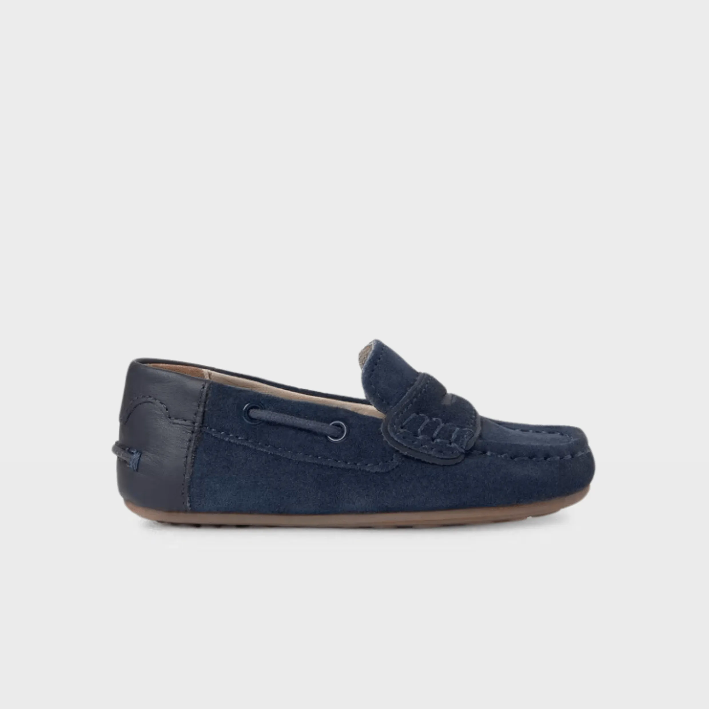 Mayoral Leather Moccasins - Marino