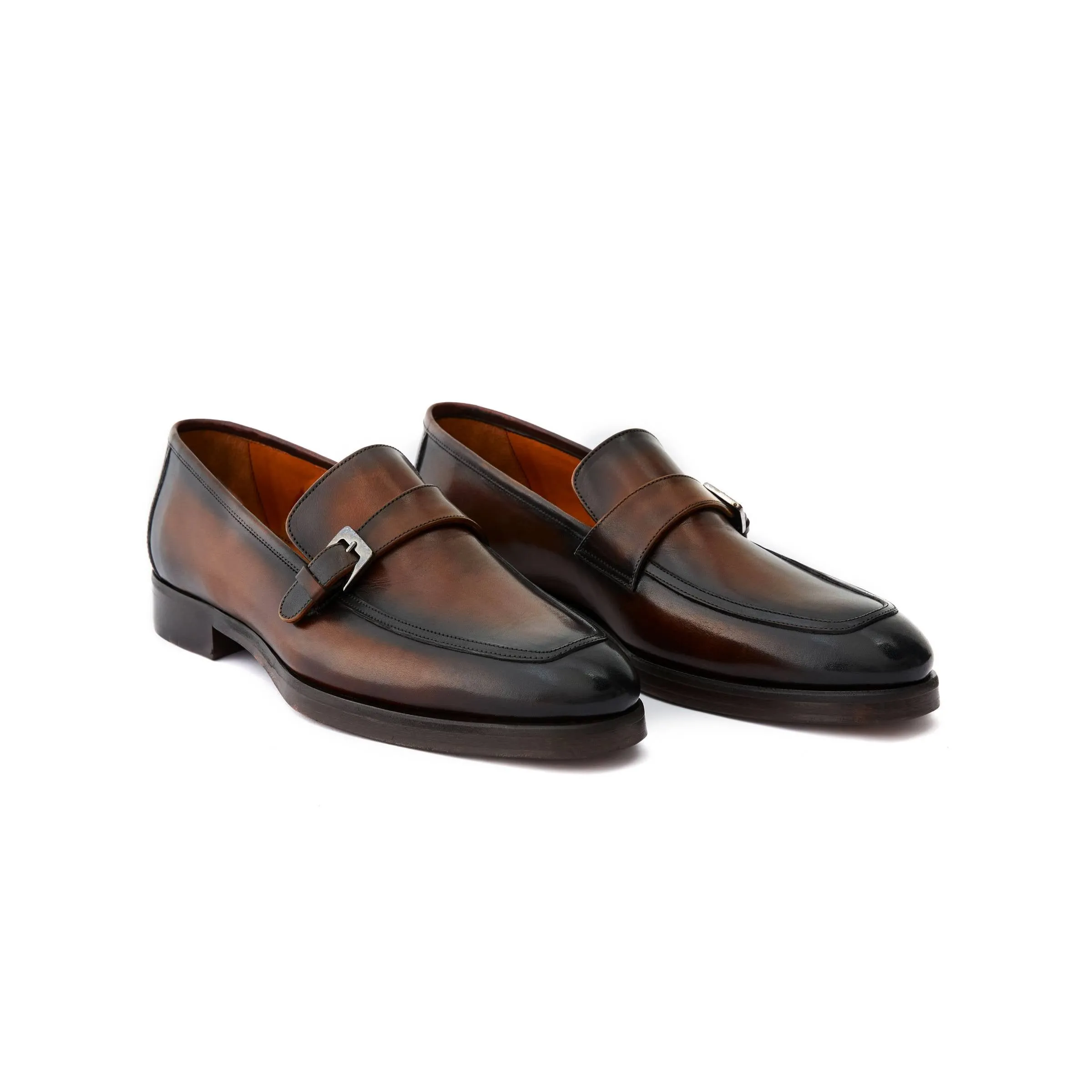 Men's Calf Leather Handmade Moccasin M7029
