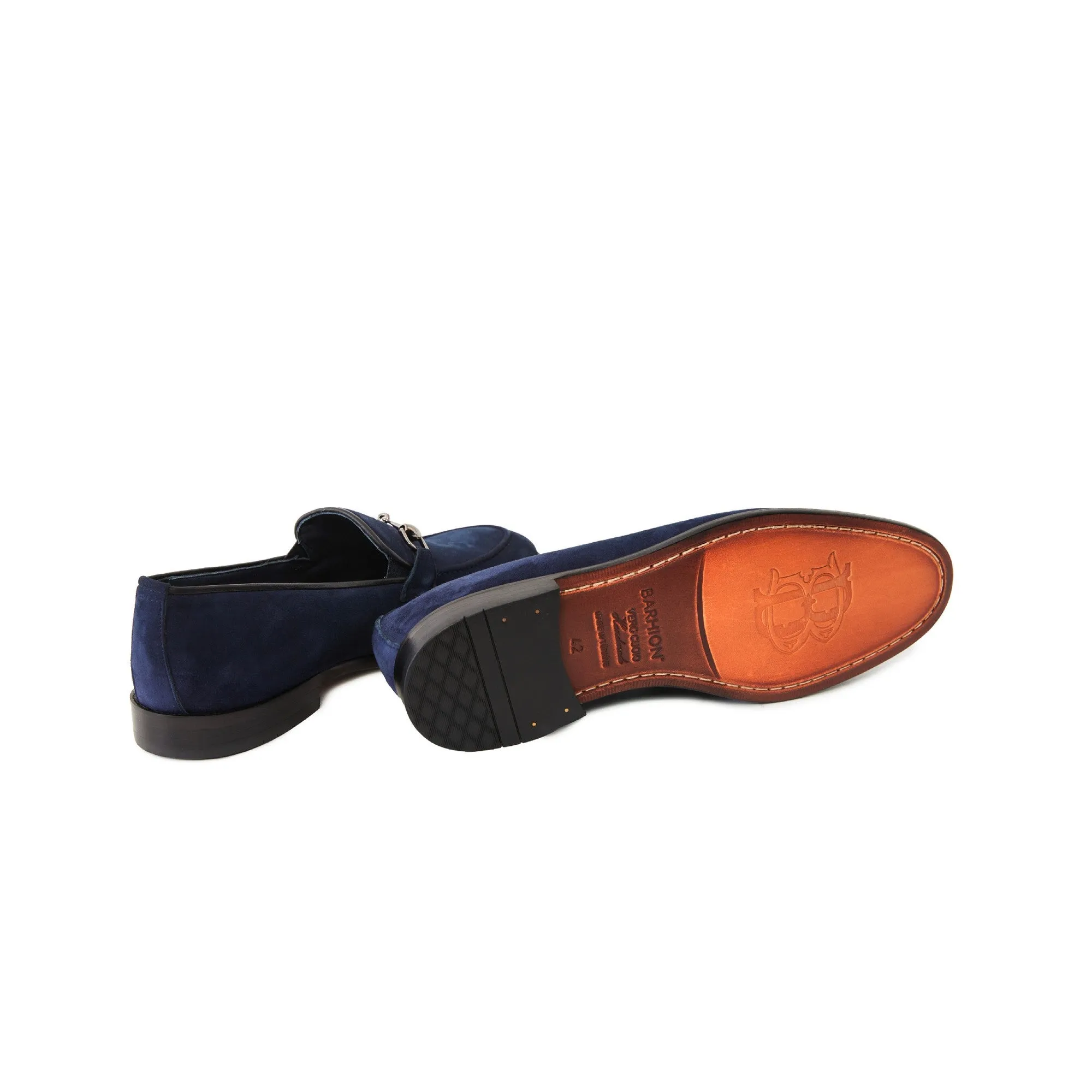 Men's Suede Calf Leather Handmade Moccasin M9010