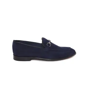 Men's Suede Calf Leather Handmade Moccasin M9010