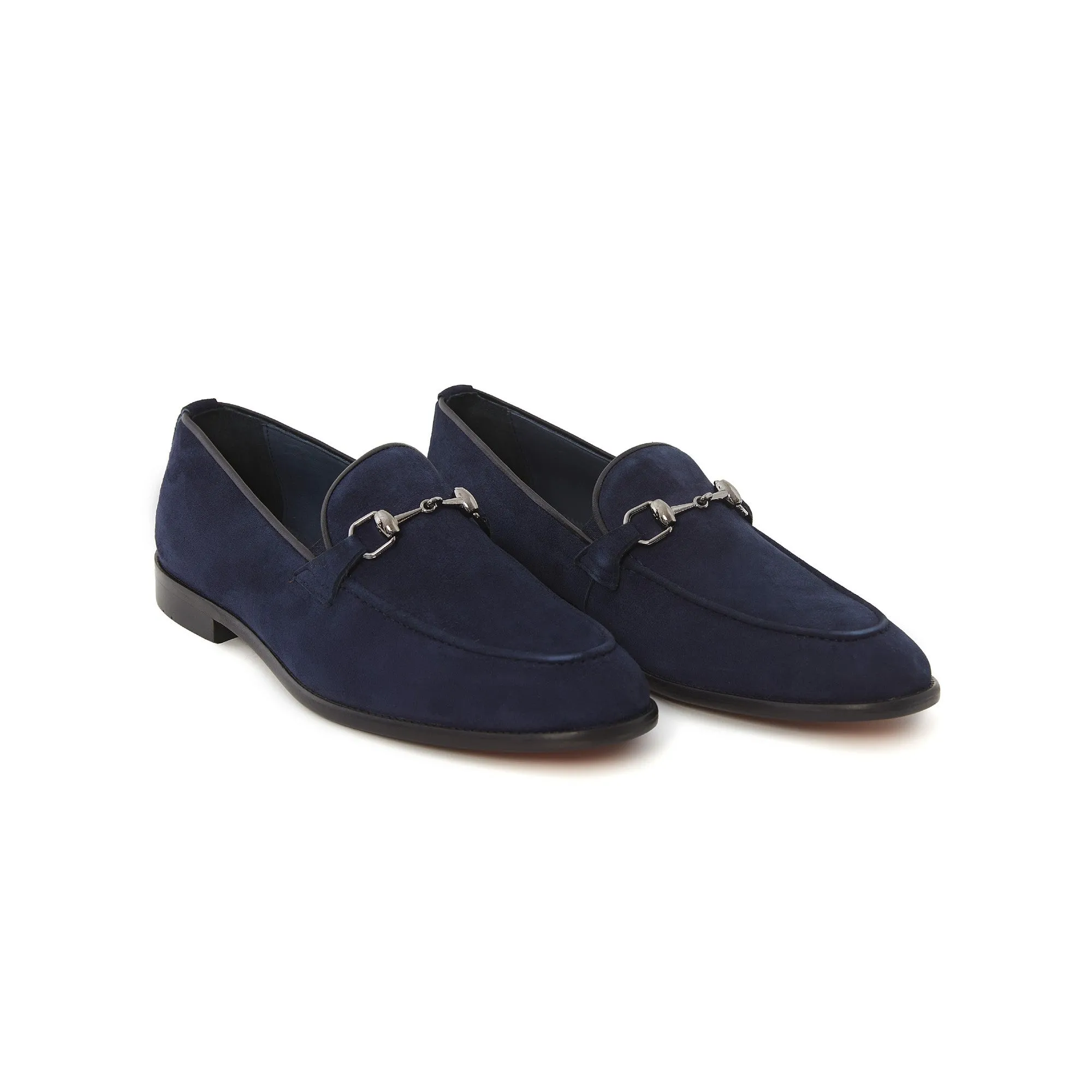 Men's Suede Calf Leather Handmade Moccasin M9010