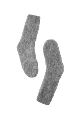 Montpellier Cozy Socks - Gray Melange