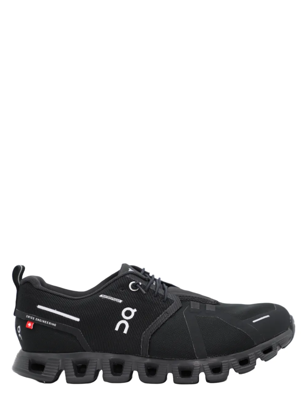 On Running Women's Cloud 5 Waterproof in All Black