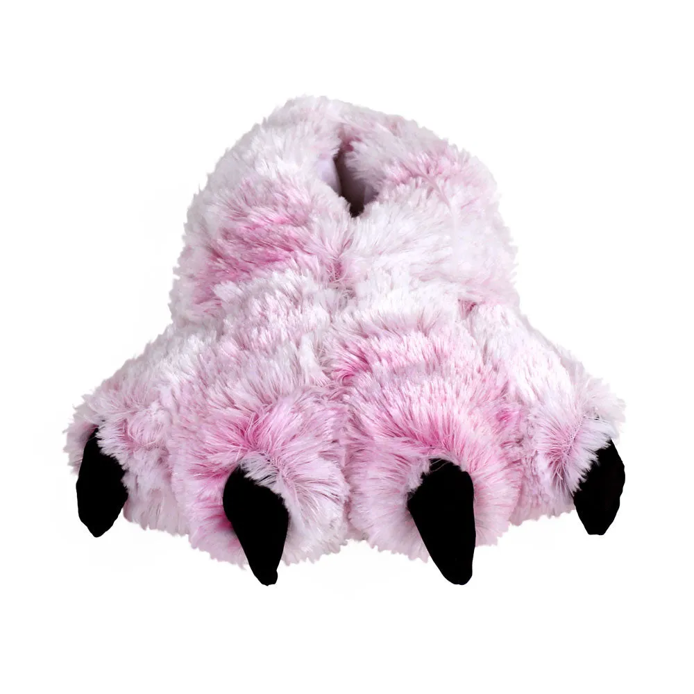 Pink Tiger Animal Slippers JulesRoche Plush Full-Foot Design
