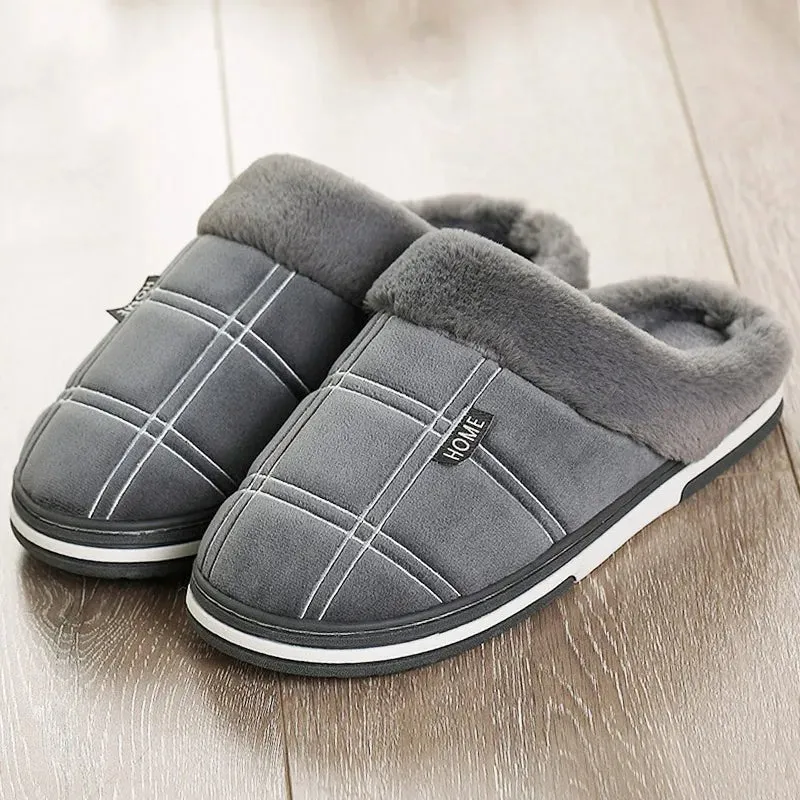 Plush Lined House Slippers