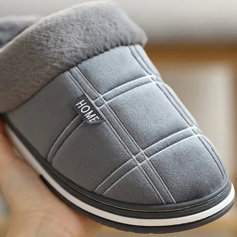 Plush Lined House Slippers