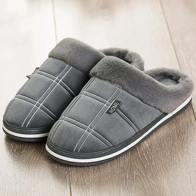 Plush Lined House Slippers