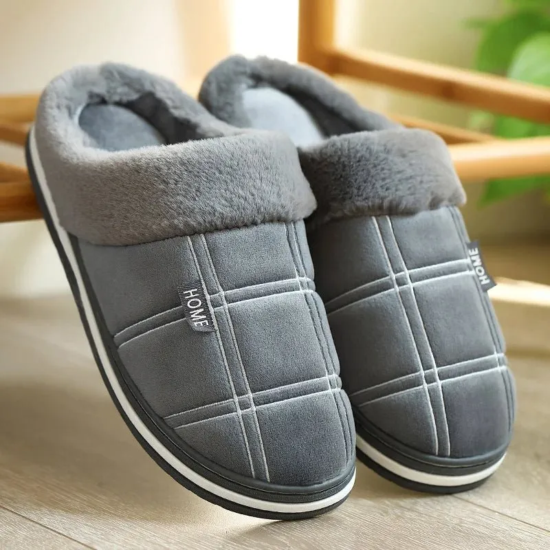 Plush Lined House Slippers