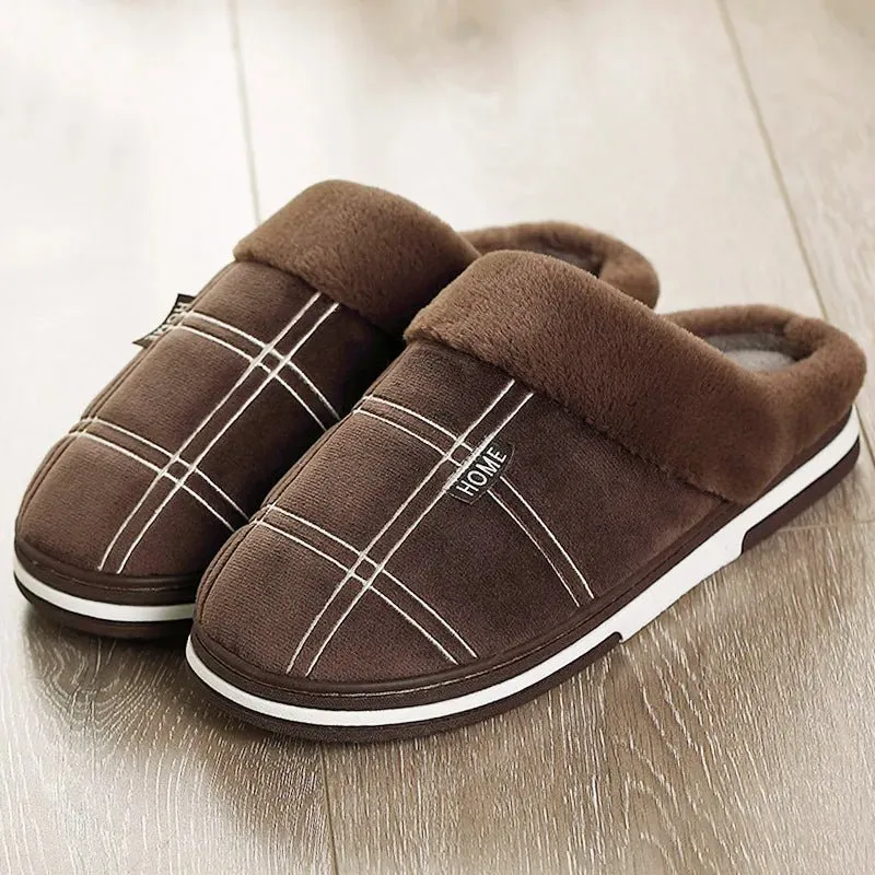 Plush Lined House Slippers