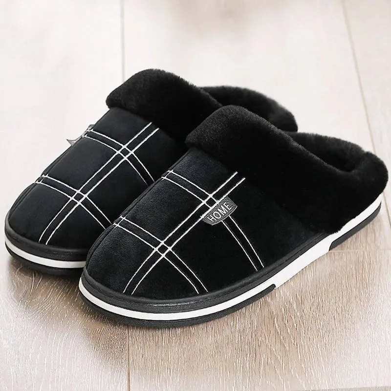 Plush Lined House Slippers