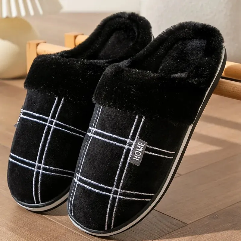 Plush Lined House Slippers