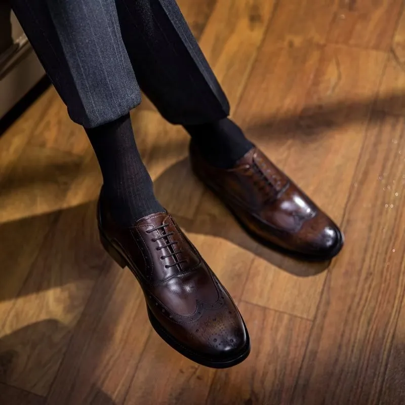 Veltique Sophistication Leather Brogues
