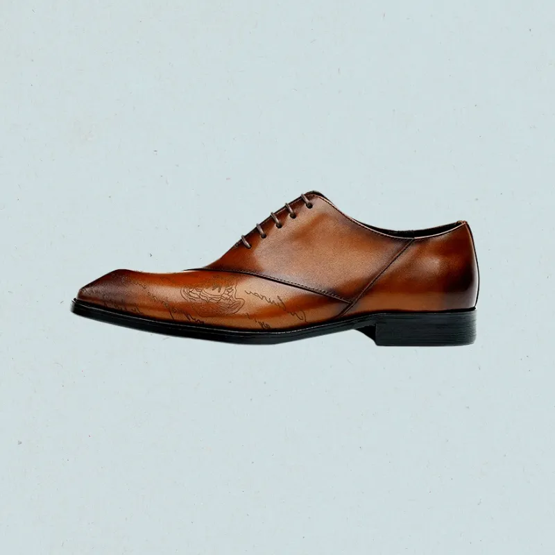 Vintage Craftsman Black Oxford Shoes – Classic Men’s Dress Shoes in Black & Brown