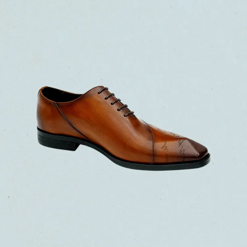 Vintage Craftsman Black Oxford Shoes – Classic Men’s Dress Shoes in Black & Brown