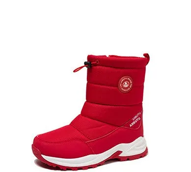Warm Snow Mid-calf Thick Plush Winter Boots For Women and Men